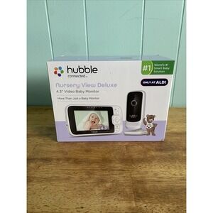 Hubble Connected Nursery View Deluxe 4.3" Video Baby Monitor HCNVDLX 🔥🔥